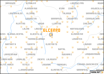 map of El Cerro