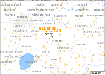 map of El Cerro