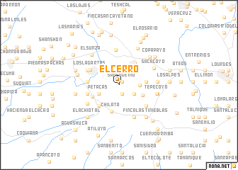 map of El Cerro