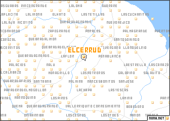 map of El Cerrud