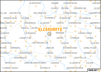 map of El Cervante