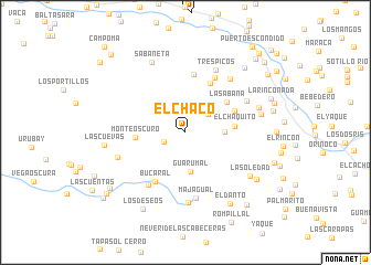map of El Chaco