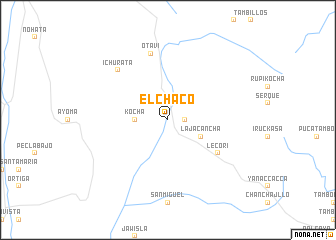 map of El Chaco