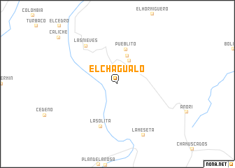 map of El Chagualo