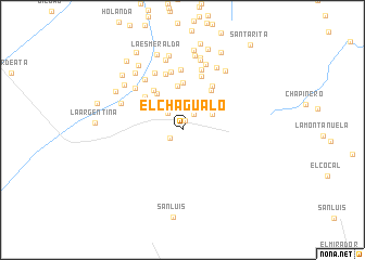 map of El Chagualo