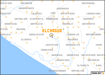 map of El Chague