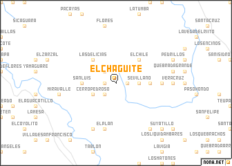 map of El Chagüite