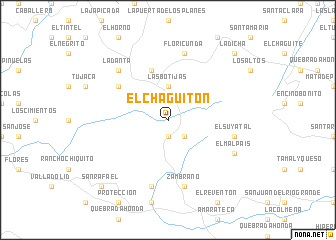 map of El Chagüitón