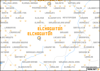 map of El Chagüitón