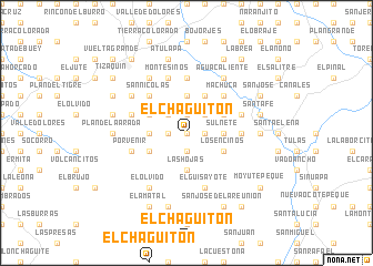 map of El Chagüitón