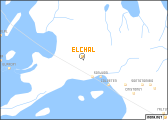 map of El Chal