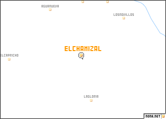 map of El Chamizal