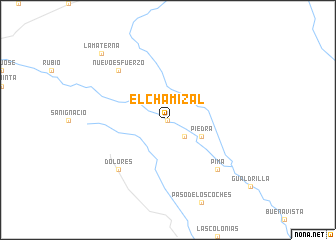 map of El Chamizal