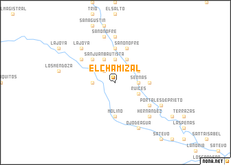 map of El Chamizal