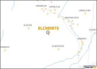 map of El Chanate