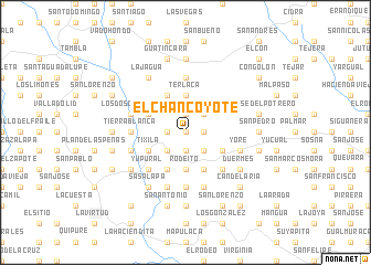 map of El Chancoyote