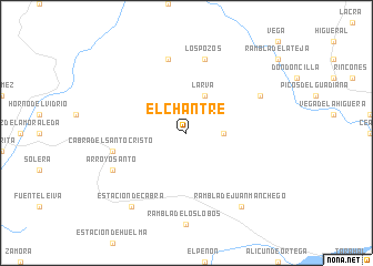 map of El Chantre