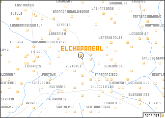 map of El Chapaneal