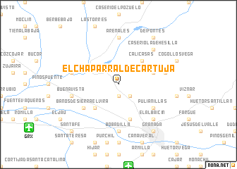 map of El Chaparral de Cartuja