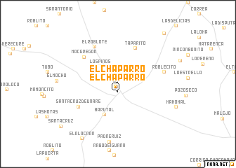 map of El Chaparro