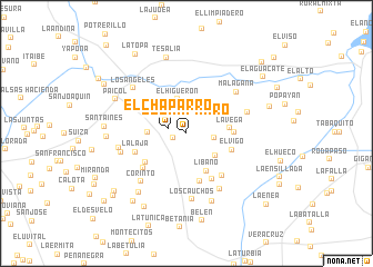 map of El Chaparro