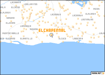 map of El Chapernal