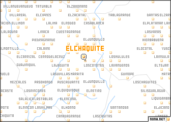 map of El Chaqüite