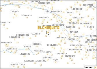 map of El Chaquito