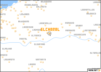 map of El Charal