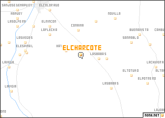 map of El Charcote