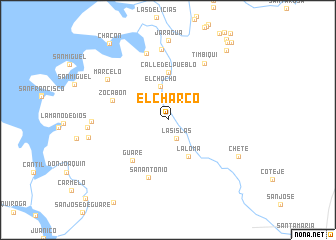 map of El Charco