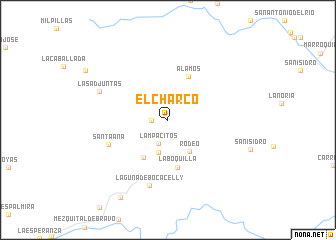 map of El Charco