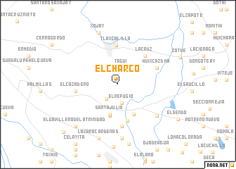 map of El Charco