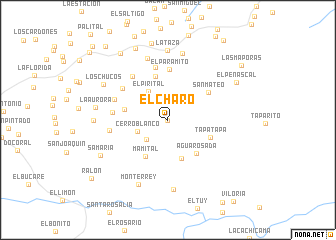 map of El Charo