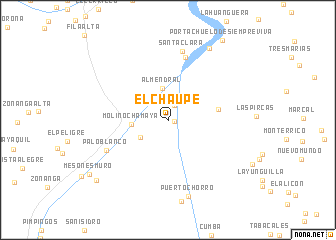 map of El Chaupe