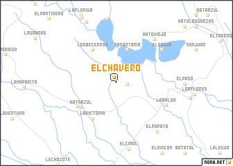 map of El Chavero