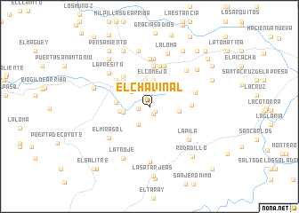 map of El Chavinal