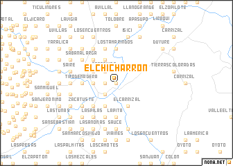 map of El Chicharrón