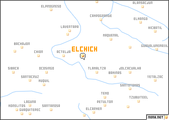 map of El Chich