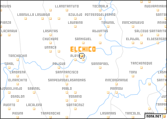 map of El Chico