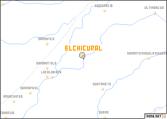 map of El Chicural