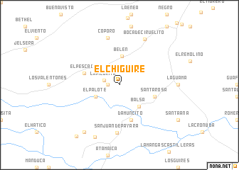 map of El Chigüire