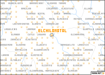 map of El Chilamatal