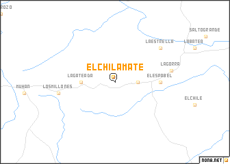 map of El Chilamate