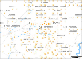 map of El Chilamate