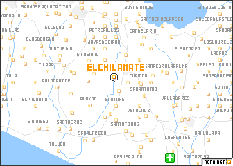 map of El Chilamate