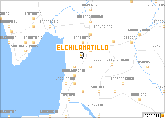 map of El Chilamatillo