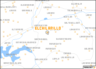 map of El Chilarillo