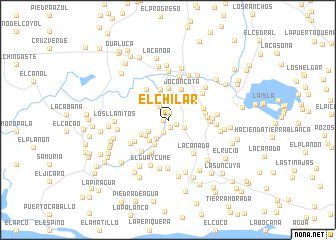 map of El Chilar