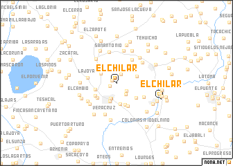 map of El Chilar